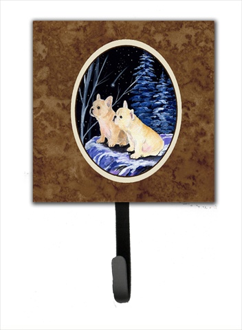Starry Night French Bulldog Leash Holder Or Key Hook