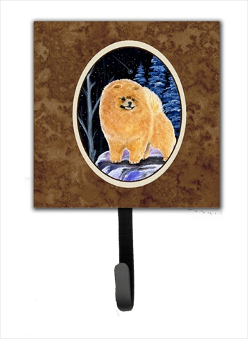 Starry Night Pomeranian Leash Holder Or Key Hook