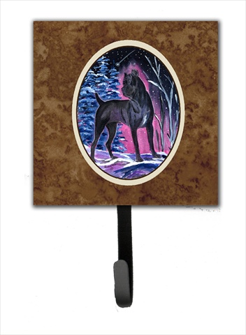 Starry Night Cane Corso Leash Holder Or Key Hook