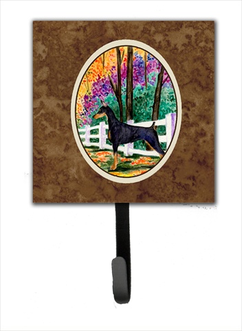Doberman Leash Holder Or Key Hook