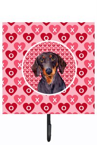 Dachshund Valentines Love And Hearts Leash Or Key Holder