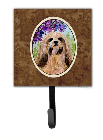 Lhasa Apso Leash Holder Or Key Hook
