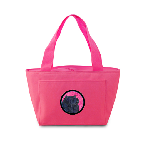 Picture of Carolines Treasures SS4777-PK-8808 Pink Chow Chow Zippered Insulated School Washable And Stylish Lunch Bag Cooler