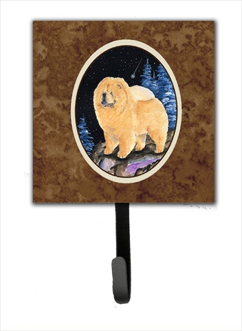 Starry Night Chow Chow Leash Holder Or Key Hook