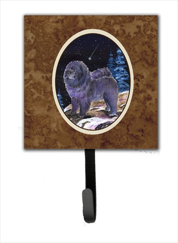 Starry Night Chow Chow Leash Holder Or Key Hook