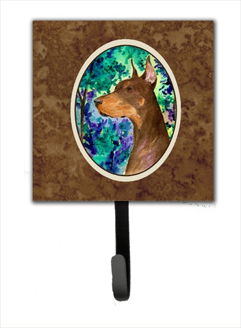 Doberman Leash Holder Or Key Hook