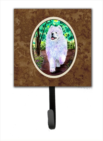 Samoyed Leash Holder Or Key Hook
