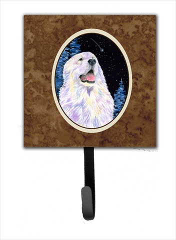 Starry Night Great Pyrenees Leash Holder Or Key Hook