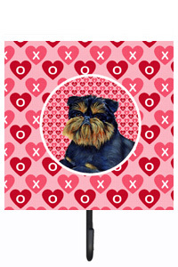 Brussels Griffon Valentines Love And Hearts Leash Or Key Holder