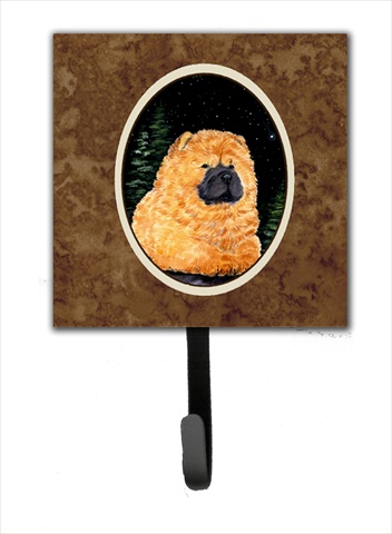 Starry Night Chow Chow Leash Holder Or Key Hook
