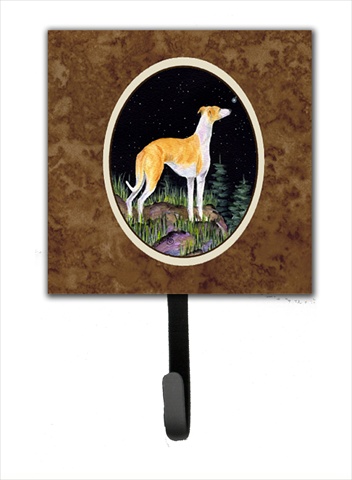 Starry Night Whippet Leash Holder Or Key Hook