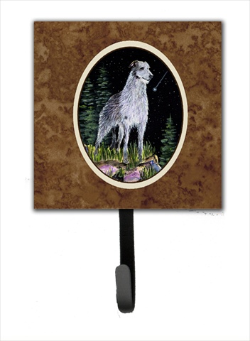 Starry Night Scottish Deerhound Leash Holder Or Key Hook