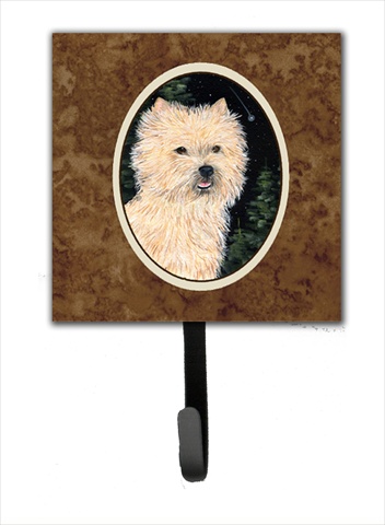 Starry Night Cairn Terrier Leash Holder Or Key Hook
