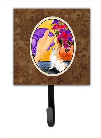 Lady With Her Chihuahua Leash Holder Or Key Hook