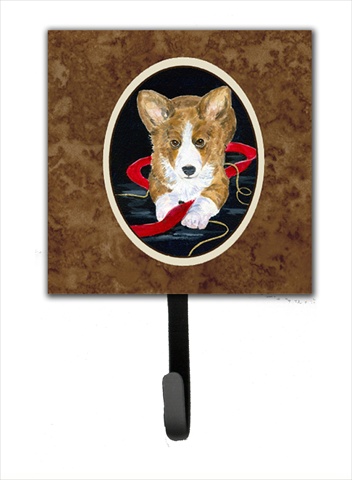 4.25 x 6 in. Corgi Leash Or Key Hook