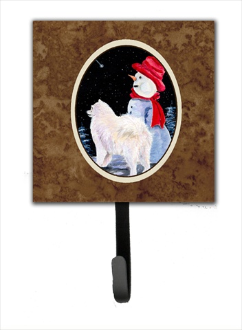 4.25 x 6 in. Samoyed Leash Or Key Hook