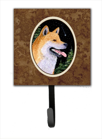 4.25 x 6 in. Shiba Inu Leash Or Key Hook