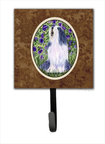 4.25 x 6 in. Bearded Collie Leash Or Key Hook