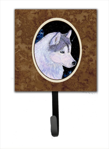 4.25 x 6 in. Siberian Husky Leash Or Key Hook