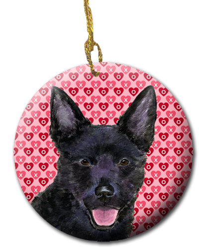 Picture of Carolines Treasures SS4498CO1 2.81 x 2.81 in. Australian Kelpie Ceramic Ornament