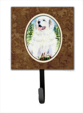 4.25 x 6 in. Great Pyrenees Leash Or Key Hook