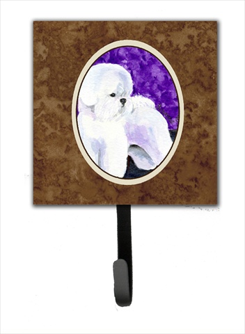 4.25 x 6 in. Bichon Frise Leash Or Key Hook