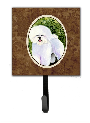4.25 x 6 in. Bichon Frise Leash Or Key Hook