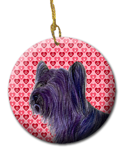 Picture of Carolines Treasures SS4463CO1 2.81 x 2.81 in. Skye Terrier Ceramic Ornament