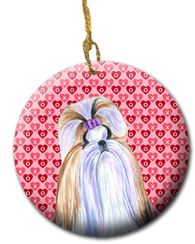 Picture of Carolines Treasures SS4465CO1 2.81 x 2.81 in. Shih Tzu Ceramic Ornament