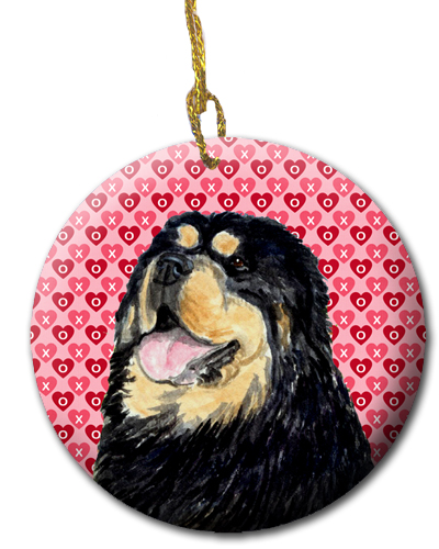 Tibetan Mastiff Ceramic Ornament