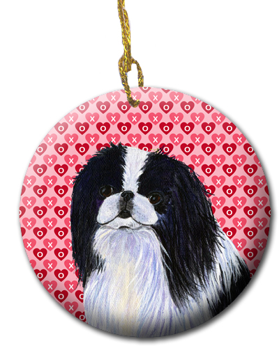 Picture of Carolines Treasures SS4467CO1 2.81 x 2.81 in. Japanese Chin Ceramic Ornament