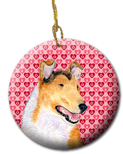 Picture of Carolines Treasures SS4470CO1 2.81 x 2.81 in. Collie Smooth Ceramic Ornament