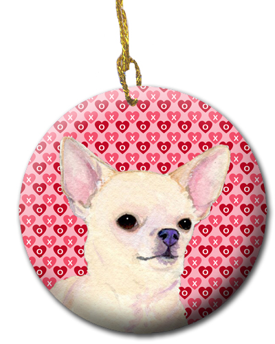 Picture of Carolines Treasures SS4472CO1 2.81 x 2.81 in. Chihuahua Ceramic Ornament