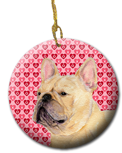 Picture of Carolines Treasures SS4485CO1 2.81 x 2.81 in. French Bulldog Ceramic Ornament