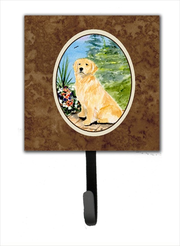 4.25 x 6 in. Golden Retriever Leash Or Key Hook
