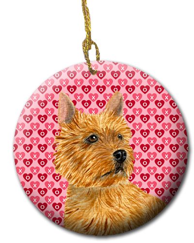 Picture of Carolines Treasures SS4499CO1 2.81 x 2.81 in. Norwich Terrier Ceramic Ornament