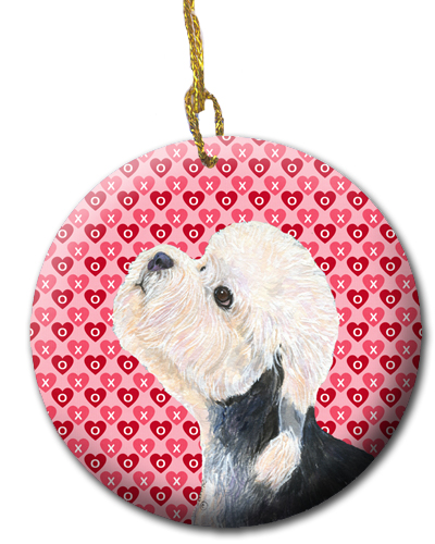 Picture of Carolines Treasures SS4503CO1 2.81 x 2.81 in. Dandie Dinmont Terrier Ceramic Ornament