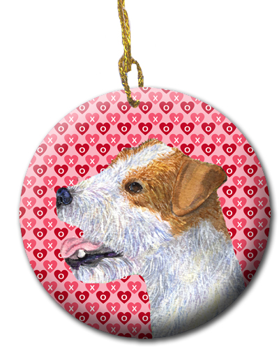 Picture of Carolines Treasures SS4504CO1 2.81 x 2.81 in. Jack Russell Terrier Ceramic Ornament