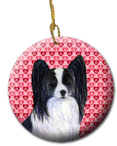 Picture of Carolines Treasures SS4505CO1 2.81 x 2.81 in. Papillon Ceramic Ornament