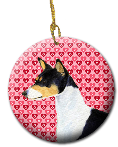 Basenji Ceramic Ornament