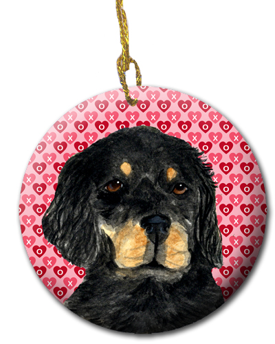 Gordon Setter Ceramic Ornament