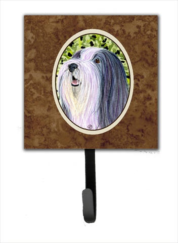 4.25 x 6 in. Bearded Collie Leash Or Key Hook