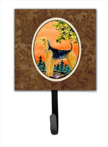 4.25 x 6 in. Airedale Leash Or Key Hook