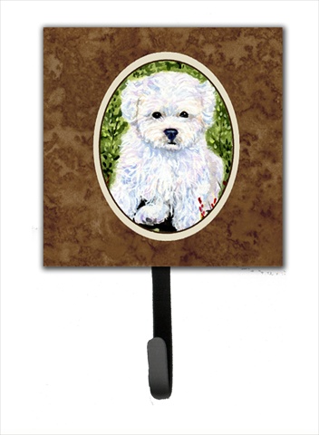 4.25 x 6 in. Bichon Frise Leash Or Key Hook