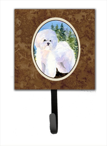 4.25 x 6 in. Bichon Frise Leash Or Key Hook