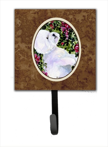 4.25 x 6 in. Bichon Frise Leash Or Key Hook