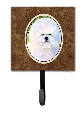 4.25 x 6 in. Bichon Frise Leash Or Key Hook