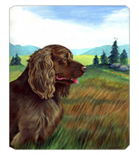 8 x 9.5 in. Sussex Spaniel Mouse Pad