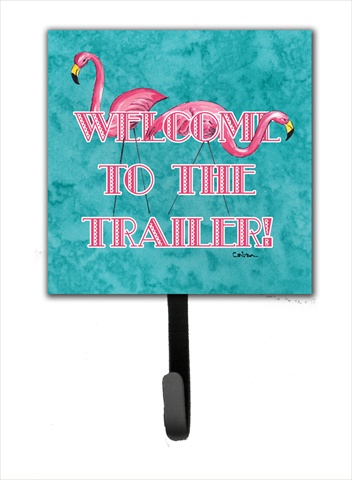 8757SH4 4.25 x 7 in. Welcome to the trailer Leash Or Key Holder