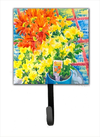 4.25 x 7 in. Flower Mums Leash Or Key Holder